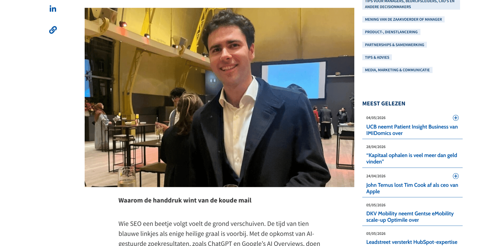 screencapture dvo be artikel linkbuilding in het tijdperk van geo 2026 05 05 22 10 02